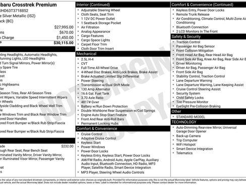 New 2026 Subaru Crosstrek 2.0i Premium image 4