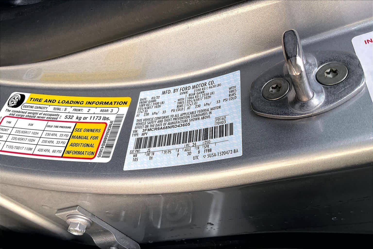 Used 2022 Ford Bronco Sport AWD/4WD image 30