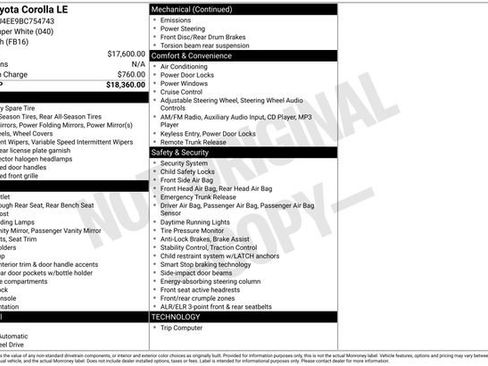 Used 2011 Toyota Corolla LE image 4