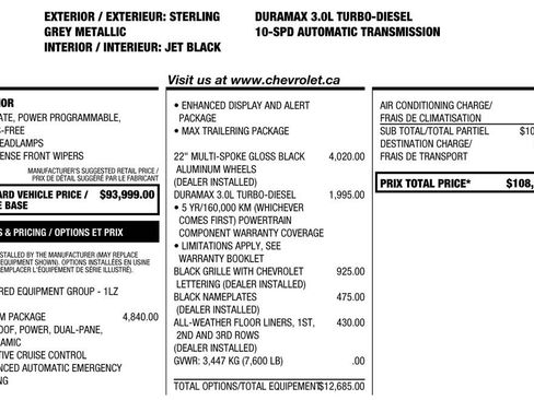 Used 2024 Chevrolet Tahoe Premier w/ Premium Package image 4