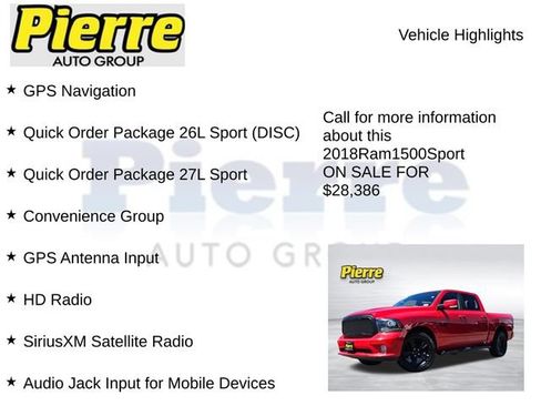 Used 2018 RAM 1500 Sport w/ Sport Premium Group AWD/4WD image 7