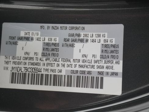 Used 2019 MAZDA MX-5 Miata RF Club w/ Brembo/BBS Recaro Package RWD image 35