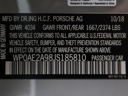 Used 2018 Porsche 911 GT2 RS w/ Weissach Package image 92