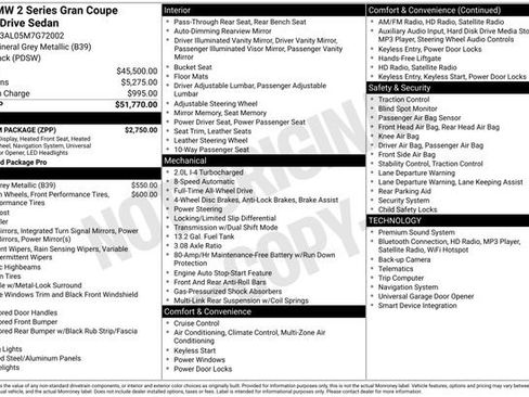 Used 2021 BMW M235i xDrive Gran Coupe w/ Premium Package image 3