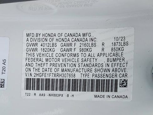 Used 2024 Honda Civic EX image 28