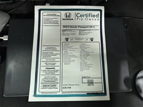 Used 2023 Honda Passport EX-L image 13