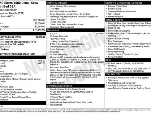 Used 2024 GMC Sierra 1500 Denali w/ Technology Package AWD/4WD image 22