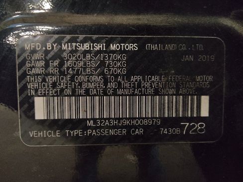 Used 2019 Mitsubishi Mirage ES image 33