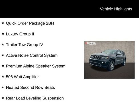 Used 2019 Jeep Grand Cherokee Limited w/ Luxury Group II image 2