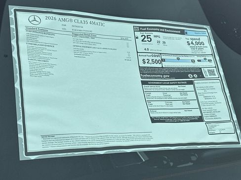 New 2026 Mercedes-Benz CLA 35 AMG AMG 35 image 28