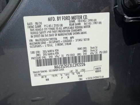 Used 2020 Ford EcoSport SE image 18