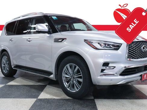 Used 2023 INFINITI QX80 Luxe w/ Cargo Package RWD image 1