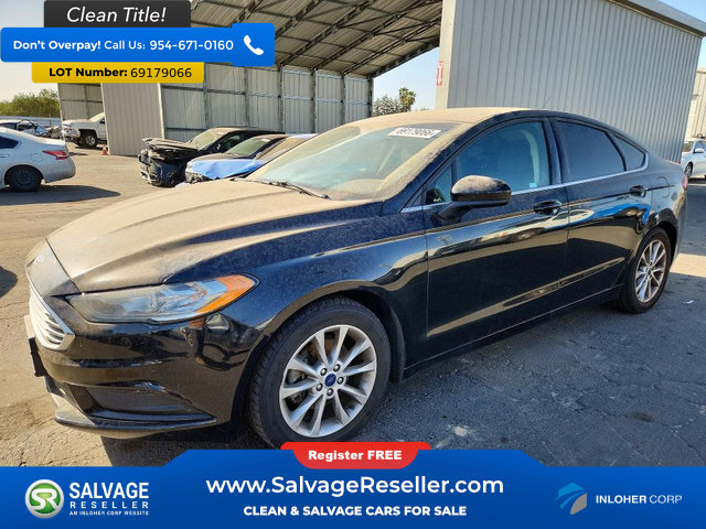 Used 2017 Ford Fusion SE w/ Fusion SE Technology Package FWD image 1