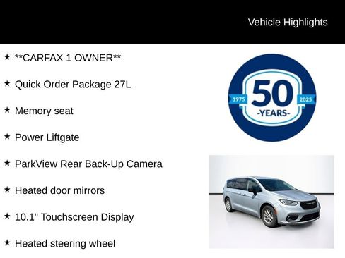 Used 2024 Chrysler Pacifica Touring-L FWD image 5