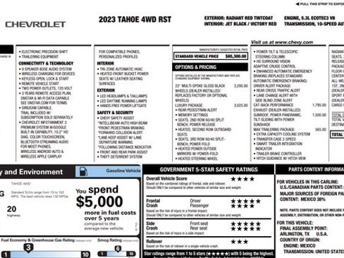 Used 2023 Chevrolet Tahoe RST w/ Luxury Package AWD/4WD image 4