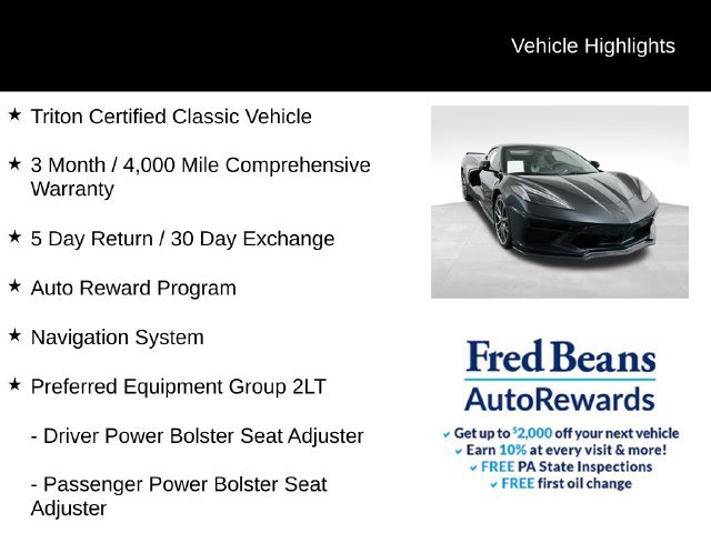 Used 2024 Chevrolet Corvette Stingray Preferred Conv w/ Z51 Performance Package RWD image 5