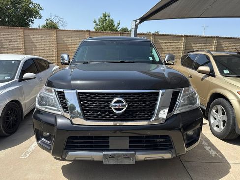 Used 2019 Nissan Armada Platinum w/ Captain's Chairs Package RWD image 2