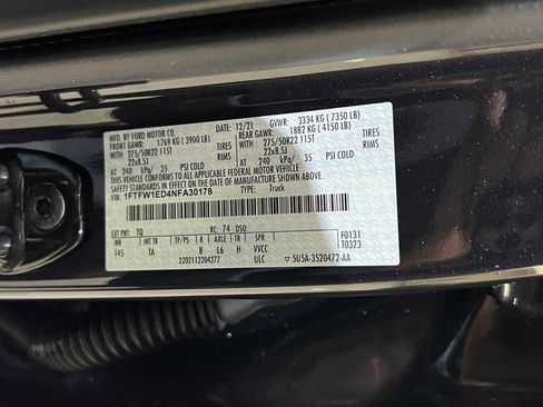 Used 2022 Ford F150 Limited image 29