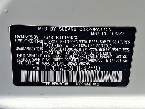 Used 2023 Subaru Crosstrek 2.0i AWD/4WD image 28