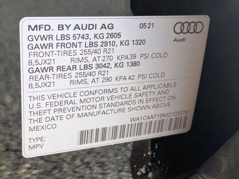 Used 2021 Audi SQ5 Prestige w/ Prestige Package AWD/4WD image 27
