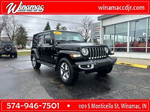 Used 2022 Jeep Wrangler Unlimited Sahara w/ Cold Weather Group image 1