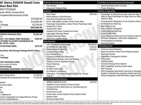 Used 2026 GMC Sierra 2500 Denali w/ Denali Reserve Package AWD/4WD image 31