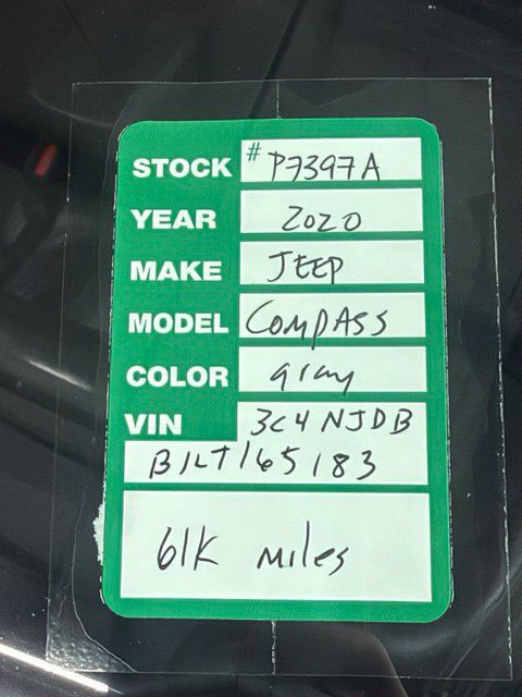 Used 2020 Jeep Compass Latitude AWD/4WD image 27