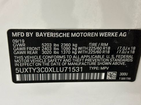 Used 2020 BMW X3 sDrive30i image 19