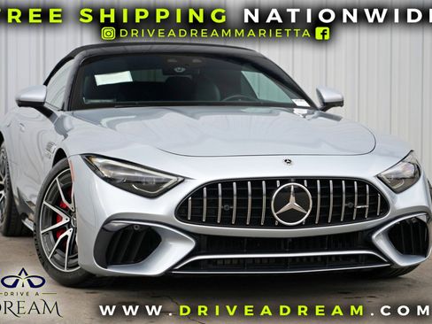 Used 2022 Mercedes-Benz SL 55 AMG 4MATIC w/ Driver Assistance Package image 2