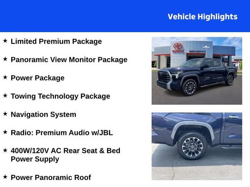 Used 2023 Toyota Tundra Limited AWD/4WD image 4