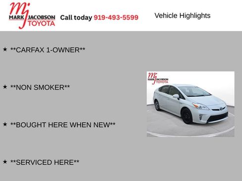 Used 2013 Toyota Prius Two image 5