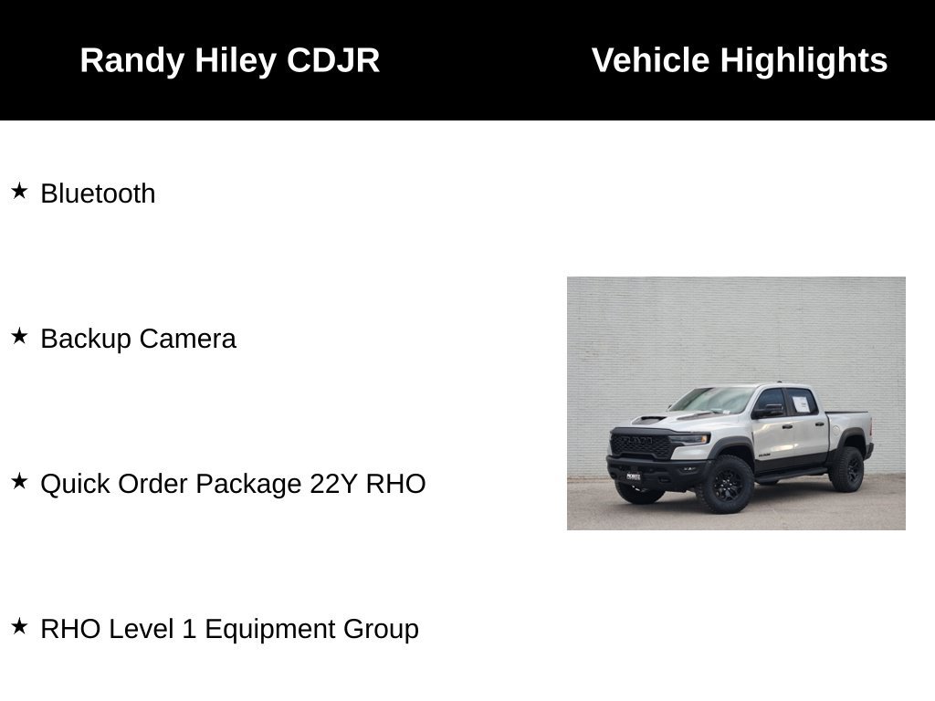 New 2026 RAM 1500 RHO w/ RHO Level 1 Equipment Group AWD/4WD image 5