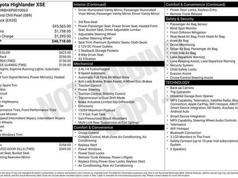 Used 2023 Toyota Highlander XSE AWD/4WD image 9