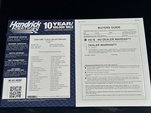 Used 2026 GMC Yukon Denali Ultimate w/ LPO, Floor Liner Package image 43