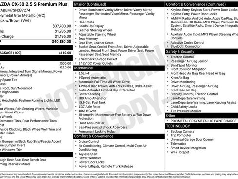 New 2025 MAZDA CX-50 AWD 2.5 S w/ Cargo Package image 32