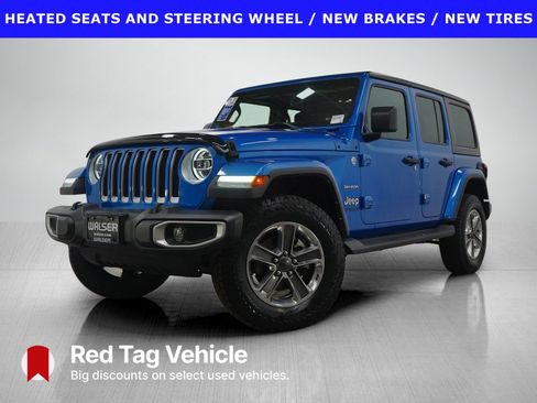 Used 2022 Jeep Wrangler Unlimited Sahara w/ Dual Top Group AWD/4WD image 1