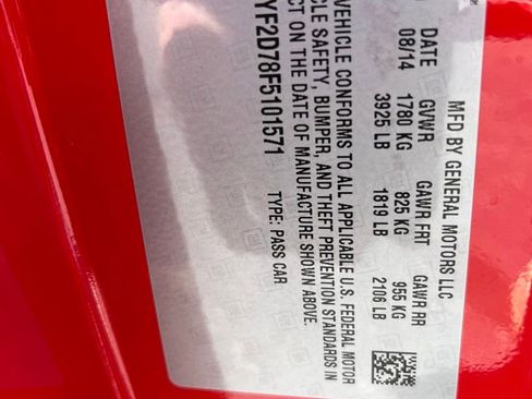 Used 2015 Chevrolet Corvette Stingray Coupe w/ 3LT Preferred Equipment Group RWD image 10