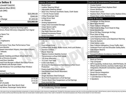 Used 2023 Kia Seltos S FWD image 2