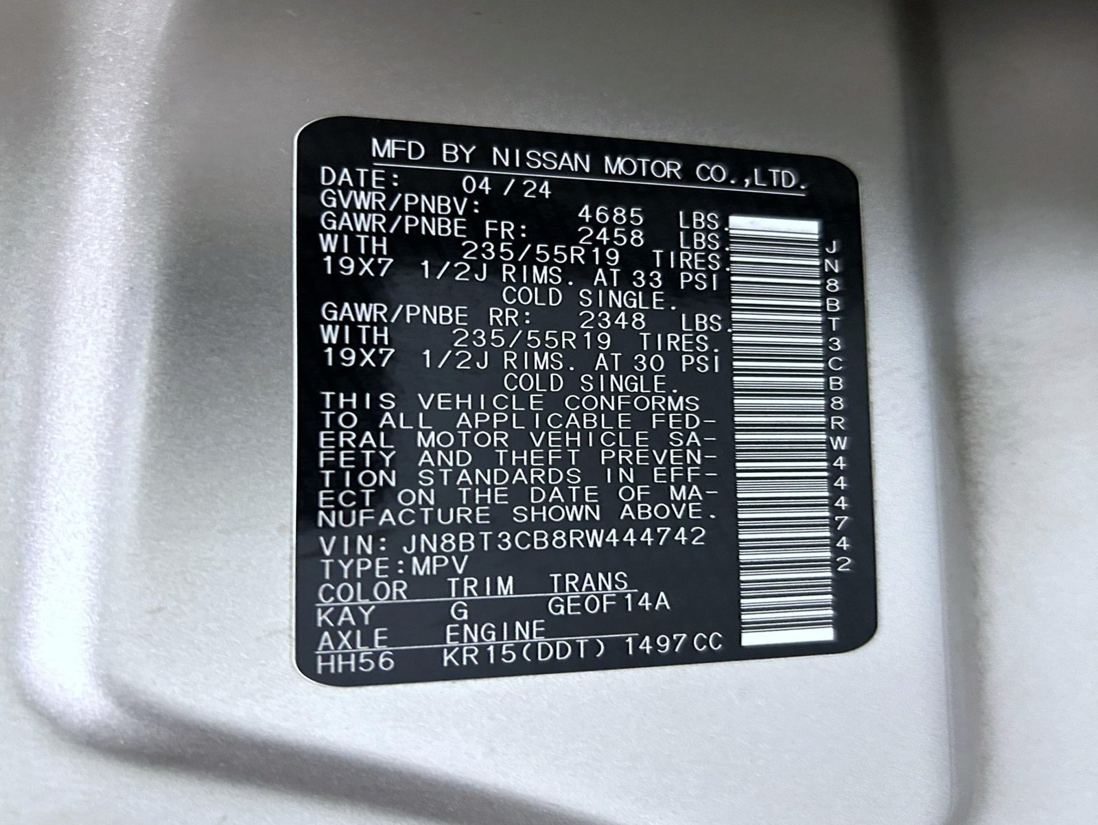 Used 2024 Nissan Rogue SL w/ SL Premium Package AWD/4WD image 25