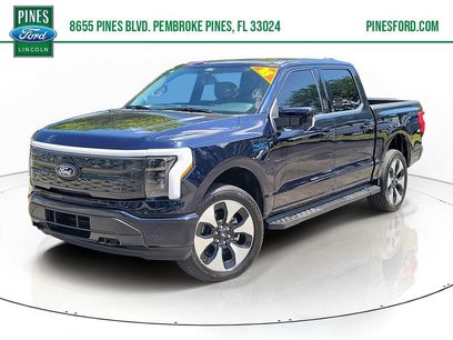 Certified 2025 Ford F150 Lightning Platinum