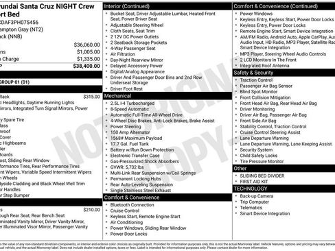 Used 2023 Hyundai Santa Cruz Night image 11