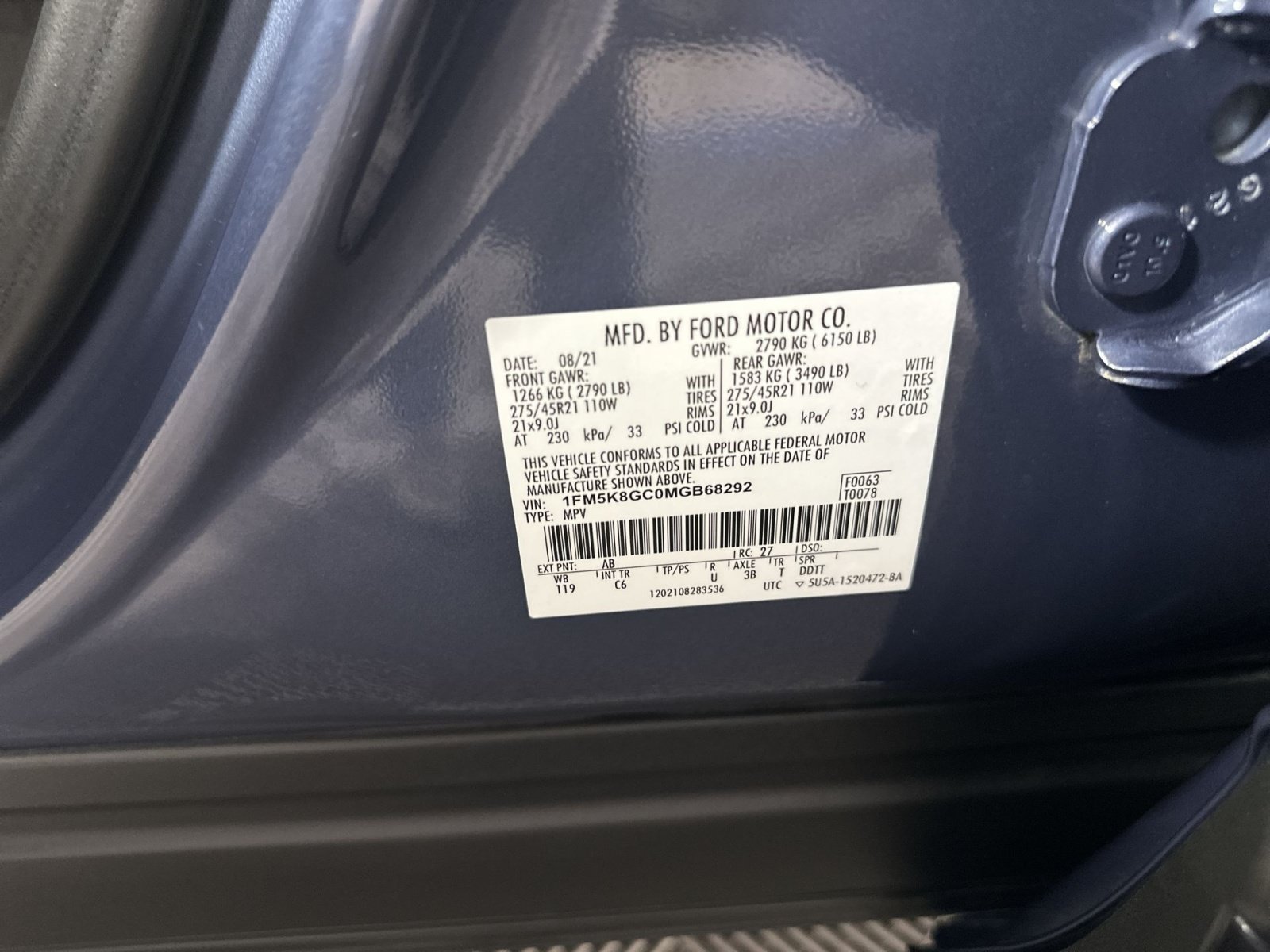 Used 2021 Ford Explorer ST w/ Equipment Group 401A AWD/4WD image 30