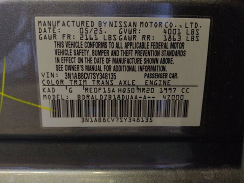 Used 2025 Nissan Sentra SV w/ All-Weather Package FWD image 33
