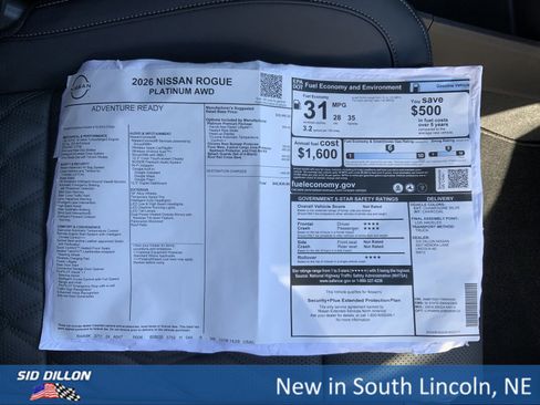 New 2026 Nissan Rogue Platinum w/ Platinum Premium Package image 13