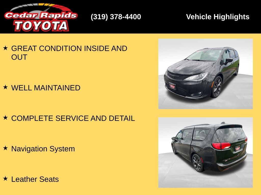 Used 2020 Chrysler Pacifica Touring-L w/ Advanced Safetytec Group FWD image 8