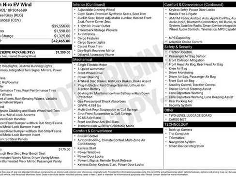 Used 2023 Kia Niro Wind w/ Wind Preserve Package FWD image 31