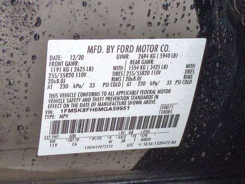 Used 2021 Ford Explorer Limited w/ Equipment Group 301A image 15