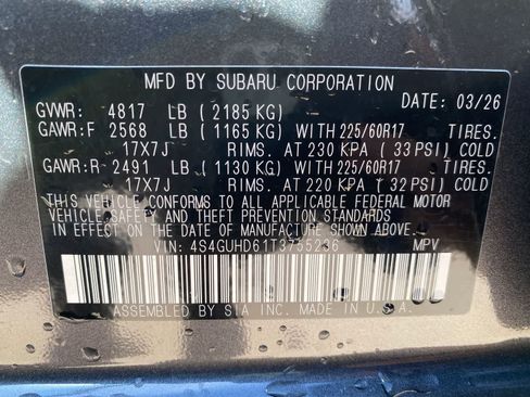New 2026 Subaru Crosstrek 2.0i Premium AWD/4WD image 34