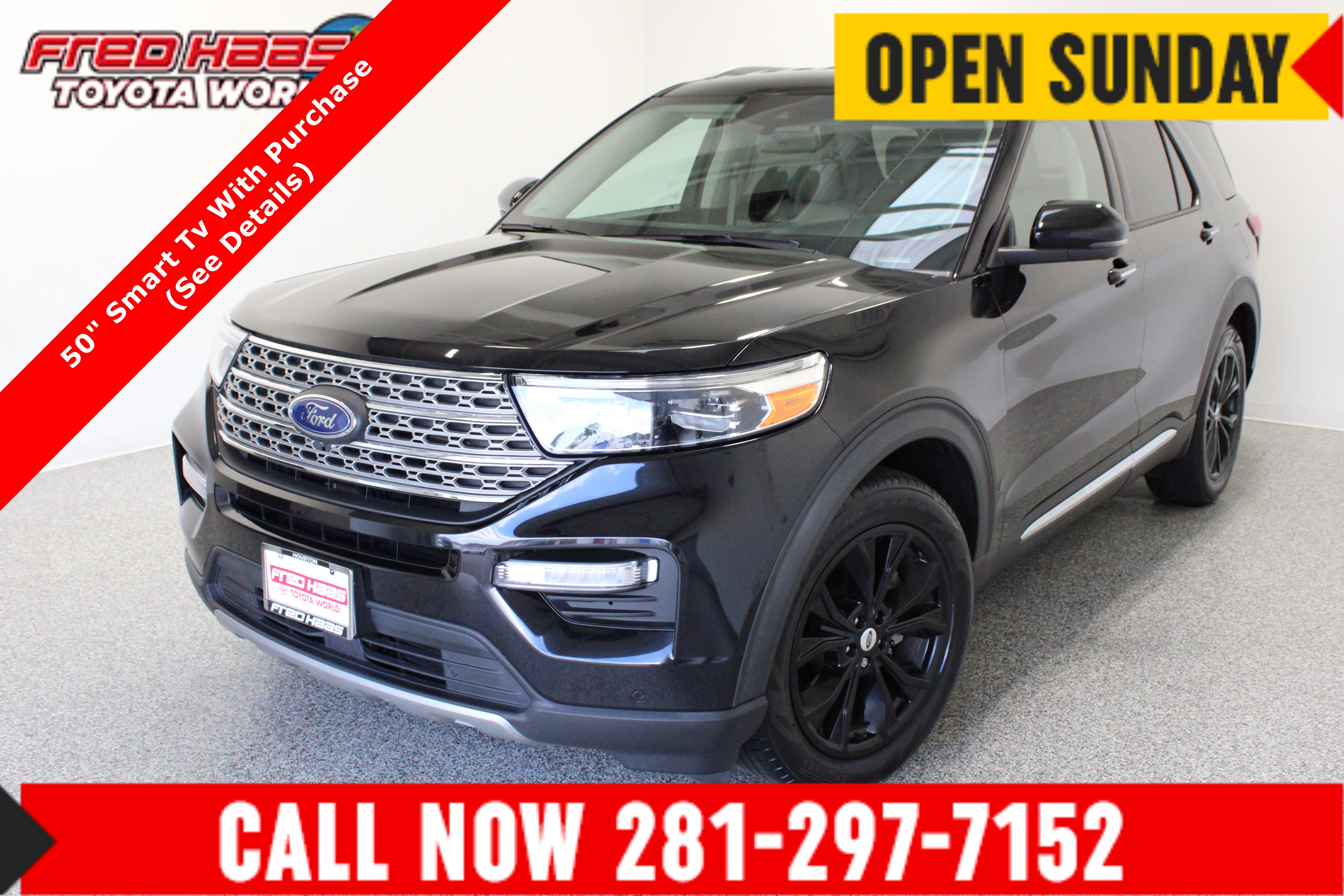 Used 2021 Ford Explorer Limited w/ Equipment Group 301A RWD image 1