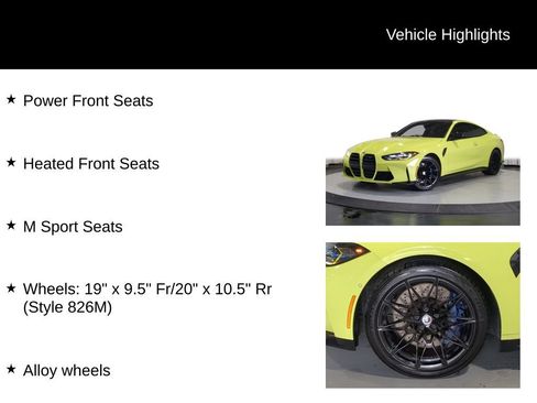 Used 2022 BMW M4 xDrive Competition w/ Executive Package AWD/4WD image 38